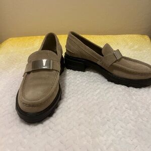 Rag & Bone Beige Loafers with Black Sole